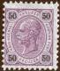 Austria,1890,50 Kr.Mi#60A,Y&T#56,Scott61,pef:10,MNH * *,as Scan - Ungebraucht