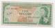 East Caribbean States 5 Dollars 1965 VF Banknote P 14i 14 I (Letter A) - Ostkaribik