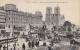 Transports - Attelages  - Paris Notre-Dame Pont - Bouquinistes - Oblitérations 1911 Paris  Eeckeren Belgique - Taxis & Huurvoertuigen