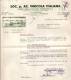 MARSALA  /  Lettera _  " Società Per Azioni Vinicola Italiana - FLORIO - INGHAM WHITAKER - WOODHOUSE & C  " _ 28.9.1964 - Italia