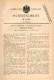 Original Patentschrift - H. Berger In Schmalkalden , 1899 , Halter Für Säbel Am Militär - Fahrrad , Degen , Schwert !!! - Ausrüstung