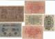 Germany Lot Of 6 Banknotes, #51, 54, 55, 56, 57, 58 Early 20th Century Money - Collections