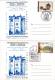 JUDAISME, JUDISM, CLUJ-NAPOCA MEMORIAL TEMPLE, 2 X SPECIAL COVERS, 1993, ROMANIA - Jewish