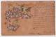 Wood Carved Postcard Ca1900 Flowers OPF  Vintage Original Postcard Cpa Ak (W3_1683) - Altri & Non Classificati