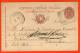 Cartolina Italy Dieci 10 Centesimi 1899 Chotieschau  - Entero Stationery GS Entier  Card Carta - Entero Postal