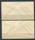 USA 1939 (2) Covers First Day Of Issue Martha Washington, John Adams Vertical Pair - Postal History