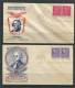 USA 1939 (2) Covers First Day Of Issue John Adams, Thomas Jefferson Horizontal  Pair - Marcophilie
