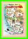 MAPS - GREATINGS FROM CALIFORNIA - GLODEN STATE OF 1970 - HI-LITE CARD - - Cartes Géographiques