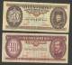 HUNGARY - LOT Of 4 Banknotes 10, 20, 50, 100 FORINT / Lotto Di 4 Banconote 10, 20, 50, 100 FORINT - Ungheria