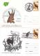 GOAT, CHEVRE, 2 X SPECIAL COVERS , 1994, ROMANIA - Chauve-souris