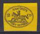 United States 1845 Scott 78L1     2 C Local HANFORDS PONY EXPRESS, MNG (*) Cote 400 $ (2 Scans) - Poste Locali