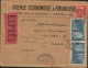 1950 EXPRES PARIS PL DE LA BOURSE X ROMA - Covers & Documents