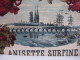 Delcampe - 1 ETIQUETTE LITHO Parafiné - ANISETTE SURFINE DE BORDEAUX -  IMPRIMEUR E. PICHOT _ ANGES HOORN CORNE HARBOUR NAVIRES - Sailboats & Sailing Vessels