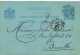 Rotterdam Postal Stationnery Used 1891 To Brussels Entier Postal - Ganzsachen