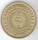 CASINO TOKEN - SAINT VINCENT - AOSTA - ITALIA VALORE 3 - Casino