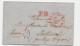 936/20 --  Lettre Non Affr. Allemagne FRANKFURT 1855 Vers ANTHISNES Via NANDRIN - ERREUR Marque De Passage HOLLANDE EST - Bureaux De Passage