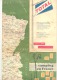 Carte De La Fédération Française De Camping Et Caravaning - Edition De 1960 - Publicité "Total"(b100) - Autres & Non Classés