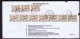 Letter For The USA  Spectacular Franking: 20 Stamps - Aéreo