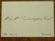 Mr & Mme Vanderstappen-Torel CRAINHEM ( Zie Details Foto ) ! - Visiting Cards