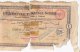 C01016 - CERTIFICATO AL PORTATORE - AZIONI - FERROVIE TORINO-NORD 1943 - Spoorwegen En Trams