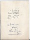 Prgramme Théatre National De L'opéra,les Indes Galantes - Programmes