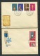 Hungary 1977 (2) Covers Special Cancel  Complete Set - Storia Postale