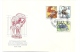 GIRAFFES, RINOCEROS, ZEBRA, ELEPHANT, ZOO, 3X SPECIAL COVERS, OBLIT. CONC, 1975, ROMANIA - Jirafas