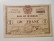 Nord 59 Halluin , 1ère Guerre Mondiale 1 Franc 24-1-1915 - Bons & Nécessité