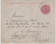 ARGENTINA - 1907 - ENVELOPPE ENTIER POSTAL De BUENOS AIRES Pour SAN JOSE - Enteros Postales