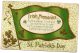 St Patricks Day  1910 Postcard - Saint-Patrick