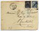 OCEANIE - N° 5 + TAHITI N° 12 SUR ENVELOPPE DE PAPEETE LE 12/11/1894, POUR LA SUISSE, VIA PARIS LE 7/1/95 - TB & RARE - Autres & Non Classés