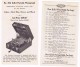 6051. Program Publicitaire New Q.R.S. Music.  Old Phonograph 1929 - Programs