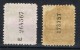 Dos Sellos 5 Cts Barcelona Recargo Exposicion 1939, Variedad Numerador, Num 4 Y 4na º - Barcelone