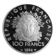 France   -  Centenaire Jeux Olympiques -  100 Francs   - Argent  - 1996 -   Sup - Sous Capsule - Collections