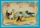 PUB. CHROMO, CHOCOLAT LOUIT, THEME CHATS, PAPILLON, TRE BON ETAT, 12 X 8 Cm - Louit