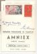 4299-CARTOLINA ILLUSTRATA PUBBLICITARIA-MEDICINALI AFFRANCATA CON FRANCOBOLLI COMMEMORATIVI DI MONACO-1955 - Covers & Documents