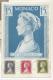 4301-CARTOLINA MAXIMUM-PUBBLICITARIA-MEDICINALI AFFRANCATA CON 1F.+2F.+5F. SERIE GRACE-MONACO-1958 - Cartas Máxima