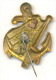 Yugoslavia - Red Star Cap Badge - Yugoslav River Shipping - Marine