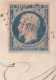 1853 - 25C REPUBLIQUE Avec VARIETE "ANNEAU DE LUNE" Sur LETTRE De ARLES - SIGNE - 1852 Louis-Napoleon