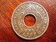 BRITISH EAST AFRICA USED ONE CENT COIN BRONZE Of 1924 H. - East Africa & Uganda Protectorates