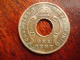 BRITISH EAST AFRICA USED ONE CENT COIN BRONZE Of 1924 H. - Afrique Orientale & Protectorat D'Ouganda