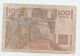 France 100 Francs 1952 "F" Banknote P 128d 128 D - 100 F 1945-1954 ''Jeune Paysan''