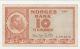 NORWAY 10 KRONER 1961 "F+" P 31c - Norwegen