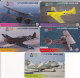 Israel, BZ-285 - 289, Set Of 5 Cards, Airplanes, 2 Scans. - Israel