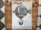 MENU AIR FRANCE  Superbe Ballon De 120 Pieds De Diamètre  DIJON - Menus