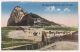 Gibraltar Tarjeta Postal The Rock From Spanish Lines  Vintage Original Postcard Cpa Ak (W3_1731) - Gibilterra