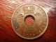 BRITISH EAST AFRICA USED FIVE CENT COIN BRONZE Of 1957 (KN) - British Colony