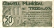 BILLETE DE 50 CTS DEL CONSELL MUNICIPAL DE TERRASSA  (SELLO SECO) DEL AÑO 1937 (BANKNOTE) - Sonstige & Ohne Zuordnung