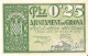 BILLETE DE 25 CTS DEL AJUNTAMENT DE GIRONA  (SELLO SECO) DEL AÑO 1937 (BANKNOTE) - Otros & Sin Clasificación