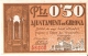 BILLETE DE 50 CTS DEL AJUNTAMENT DE GIRONA  (SELLO SECO) DEL AÑO 1937 (BANKNOTE) - Otros & Sin Clasificación